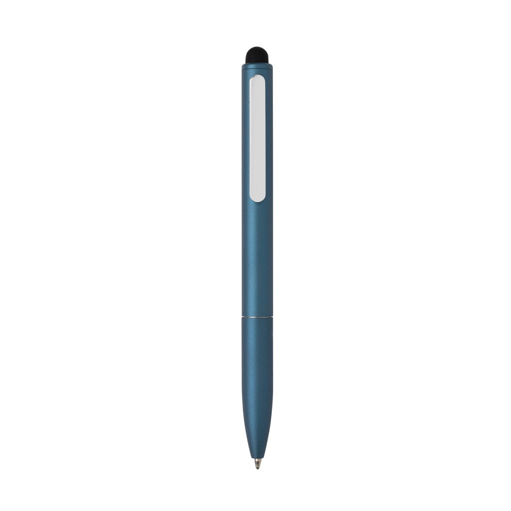 XDP611.23-5Kymi Stift mit Stylus aus RCS recyceltem Aluminum_ Koenigsblau