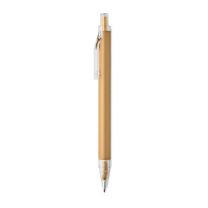 MO3185-97Nosta Druckkugelschreiber recy. Alu_ matt golden