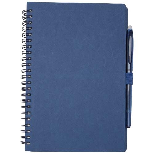 PF107986-1Slate A5 wiederverwendbares Hardcover Notizbuch und Stiftset _schwarze Mine_ navy