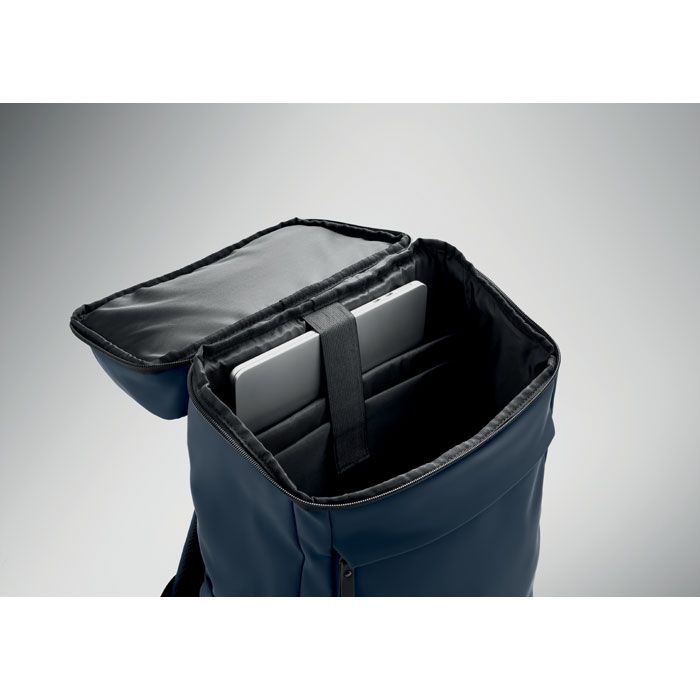 MO3122-85Boulder 15_ PU Laptop-Rucksack_ marineblau
