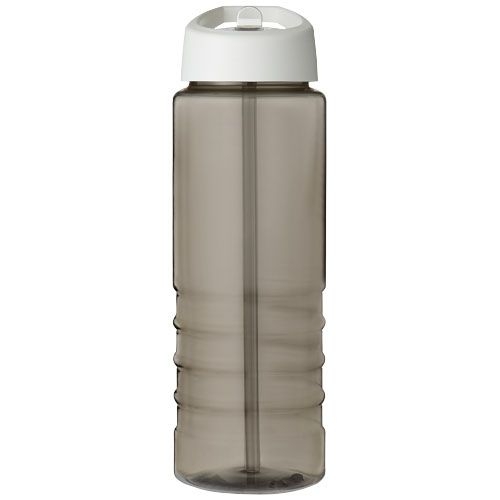 PF210877-4H2O Active® Treble 750 ml Sportflasche mit Ausgussdeckel_ kohle_weiss