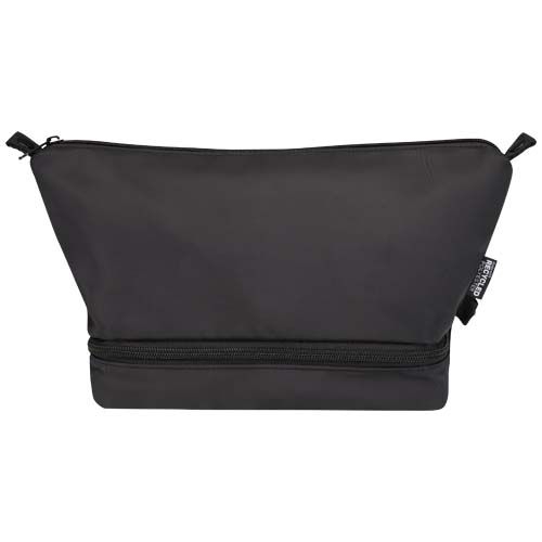 PF120766-3Trip Aware™ Recycelter Reisekulturbeutel 6 L _ schwarz