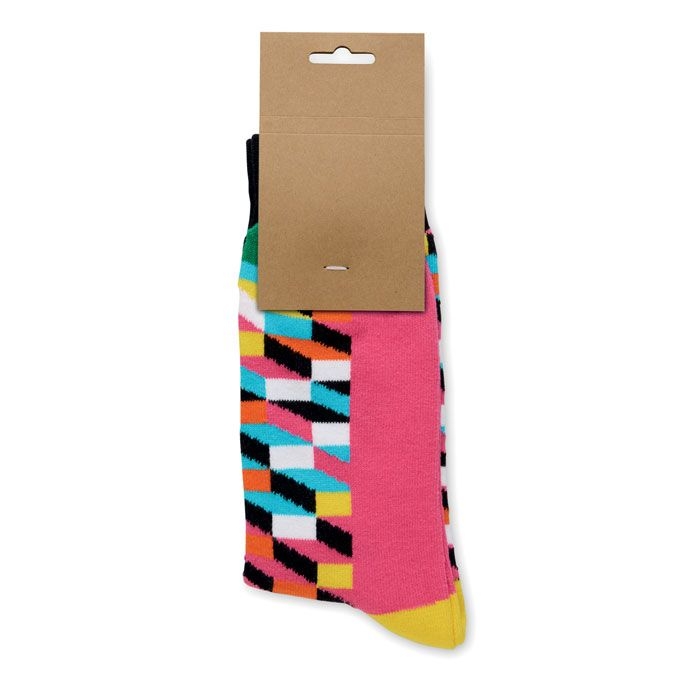 MO3101-38Funny L Socken 43-46_ fuchsia