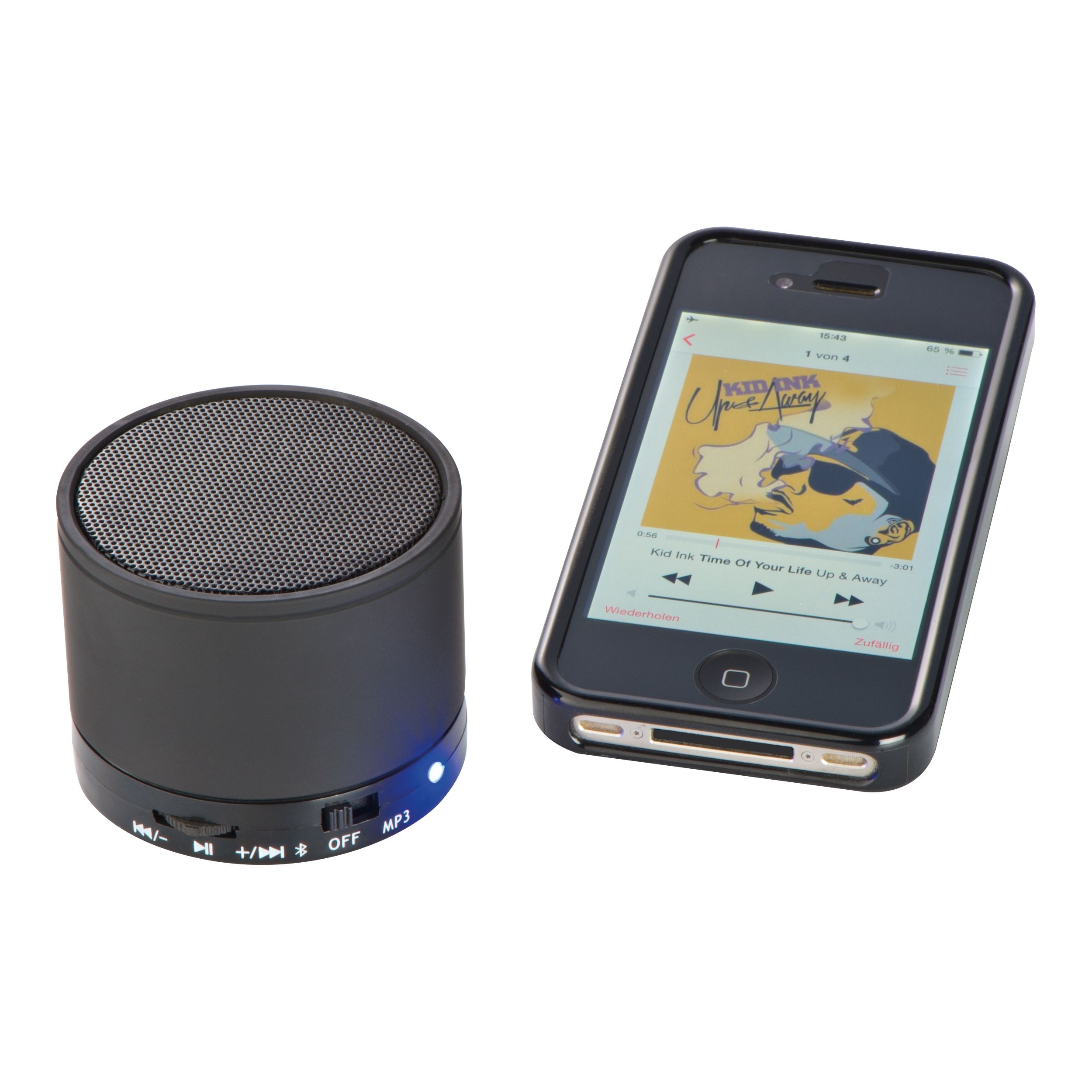 MA43369-03Bluetooth Lautsprecher mit USB Anschluss RENATA_ schwarz