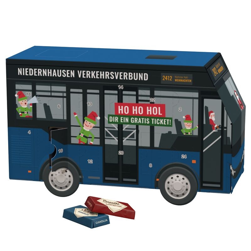 JG20093-1Adventskalender Bus_ Sarotti Schokotaefelchen_ Motiv-Vorlage