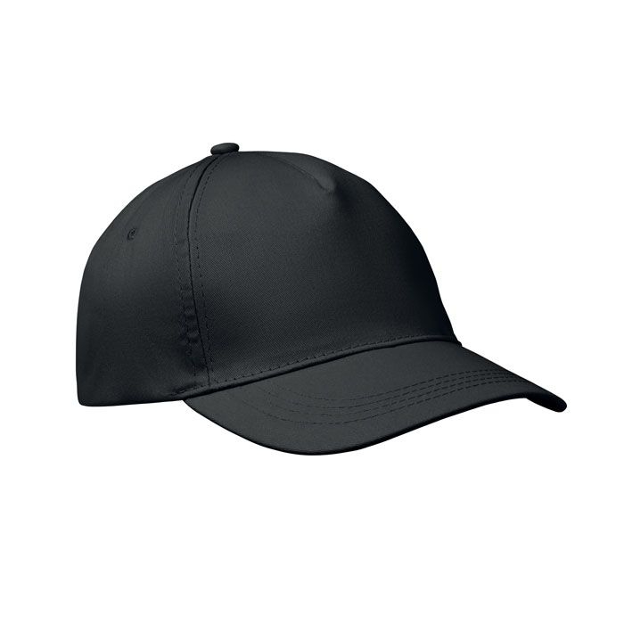 MO1447-03Buzz Baseball cap 5 panels 160g_m²_ schwarz