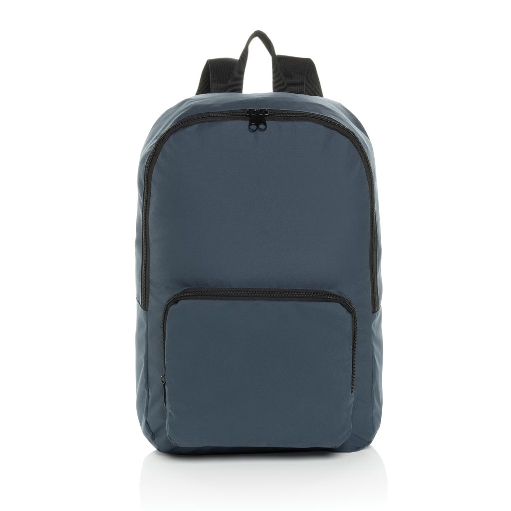 XDP763.19-25Dillon AWARE™ RPET faltbarer klassischer Rucksack_ navy blau