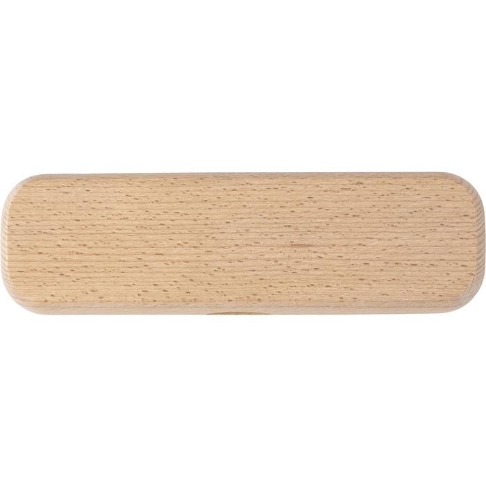 GI9156-11Schreibset aus Buchenholz Oliviero_ brown