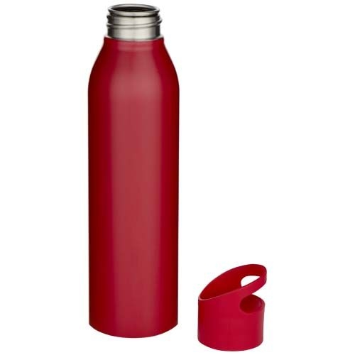 PF100868-8Sky 650 ml RCS-zertifizierte_ einwandige Trinkflasche aus recyceltem Edelstahl_ rot