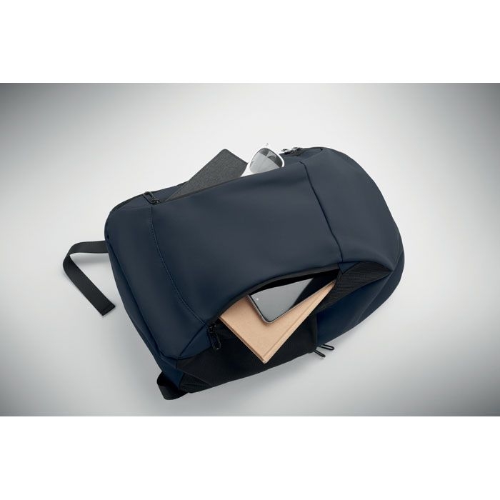MO2684-85Korovin 15_ Laptop-Rucksack PU_ marineblau
