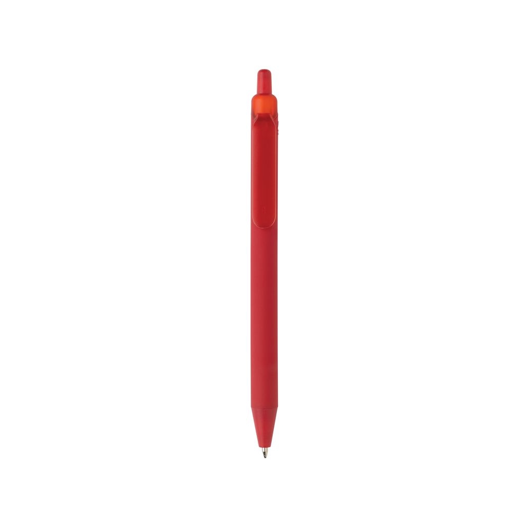 XDP611.34-04Tide Smooth Touch Stift aus GRS zertifiziert recyceltem ABS_ rot