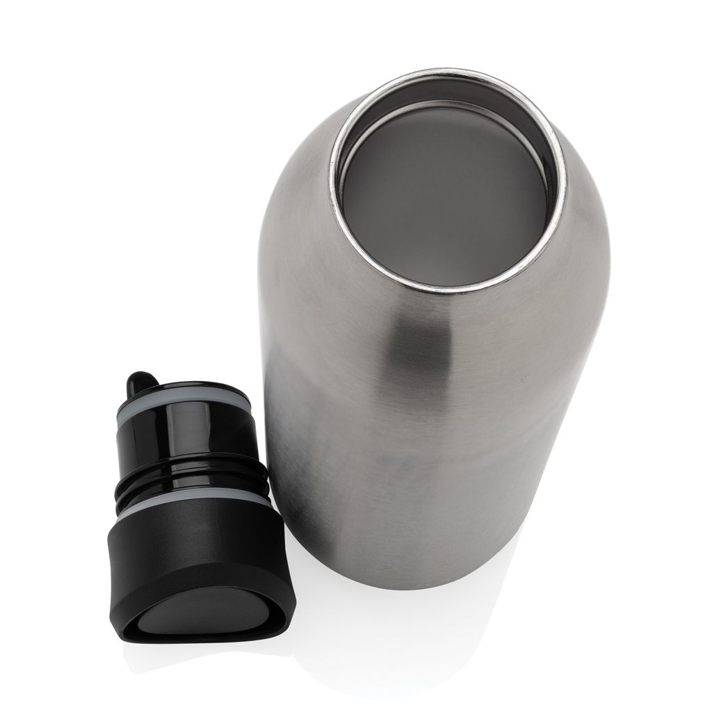 XDP438_09-02Avira Alok 360 Klick-Wasserflasche aus RCS rec. Stahl_ 600ml_ silber