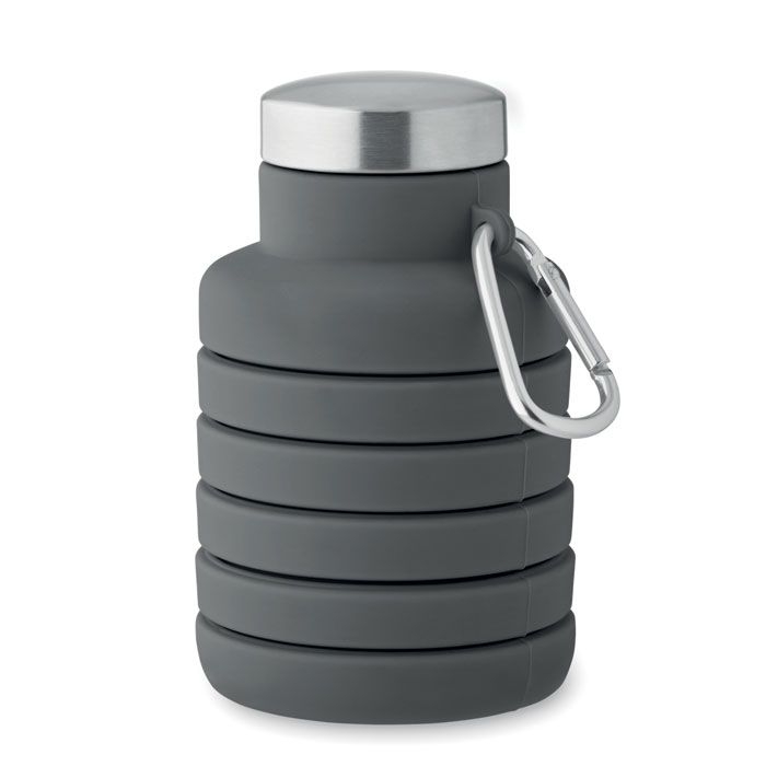 MO2548-15Kolapsi Faltbare Flasche 500ml_ steingrau