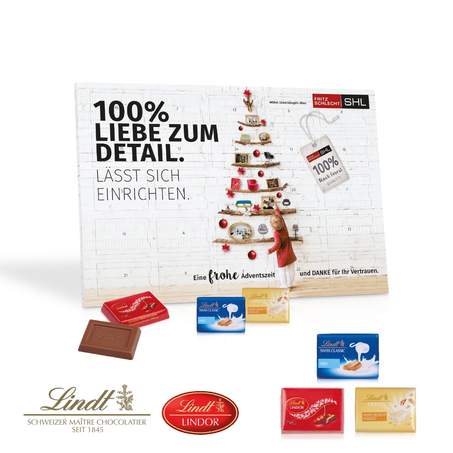 CD95352Tisch-Adventskalender _Lindt Exklusiv_