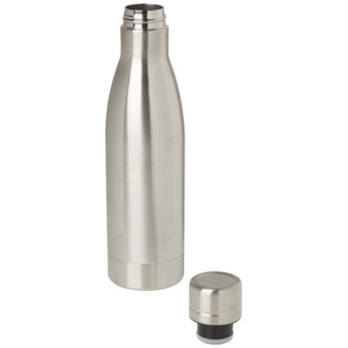 PF100736-4Vasa RCS-zertifizierte Kupfer-Vakuum Isolierflasche aus recyceltem Edelstahl_ 500 ml_ silber