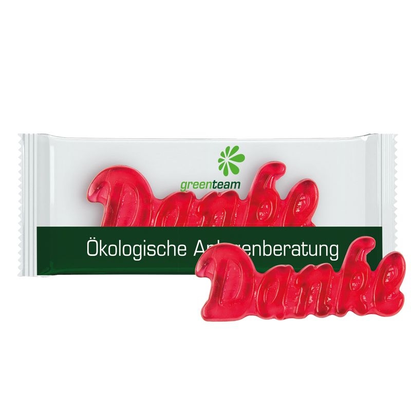 JG15072-2Fruchtgummi 1er Danke_ Danke_ transparente Folie