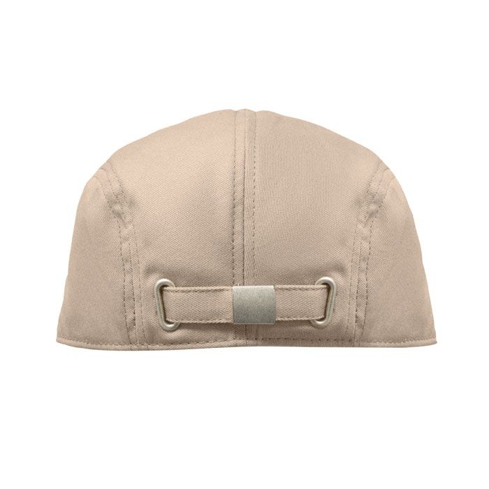 MO2850-13Flat Peak Newsboy-Kappe 235 g_m²_ beige