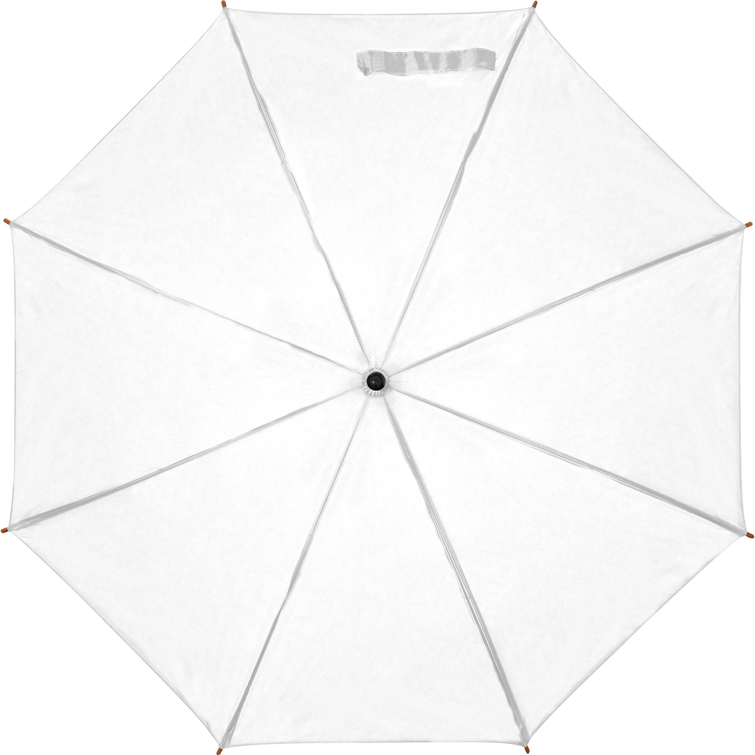 MA45131-06Automatikstockschirm aus Polyester MARTIN_ weiss