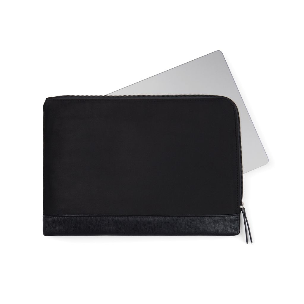 XDV78808-01VINGA Marlow 14_ Laptop Sleeve aus RCS recyceltem Polyester_ schwarz