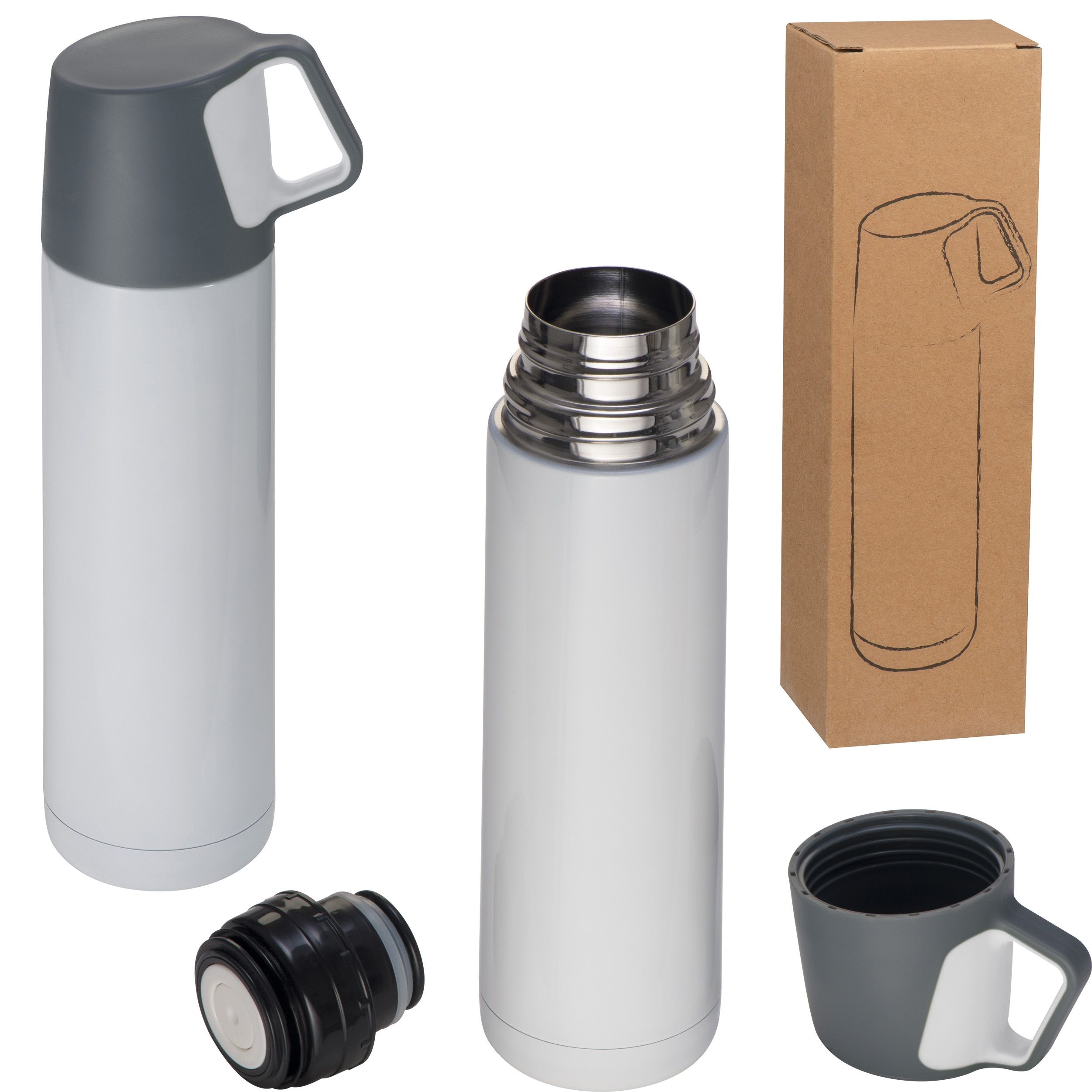 MA60430-06Vakuum Isolierkanne aus Edelstahl_ 500ml LACEY_ weiss