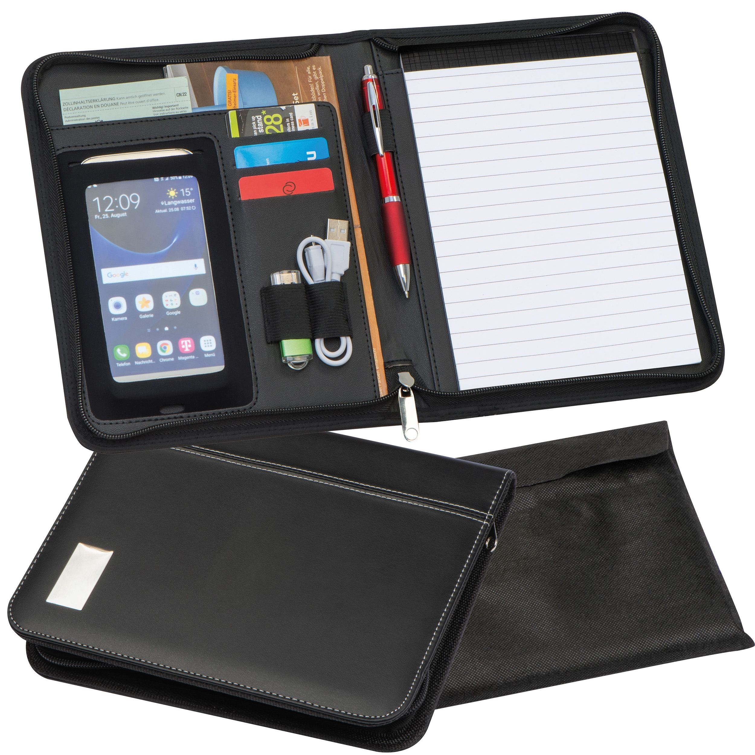 MA20633A5 Schreibmappe aus Kunstleder LOGAN