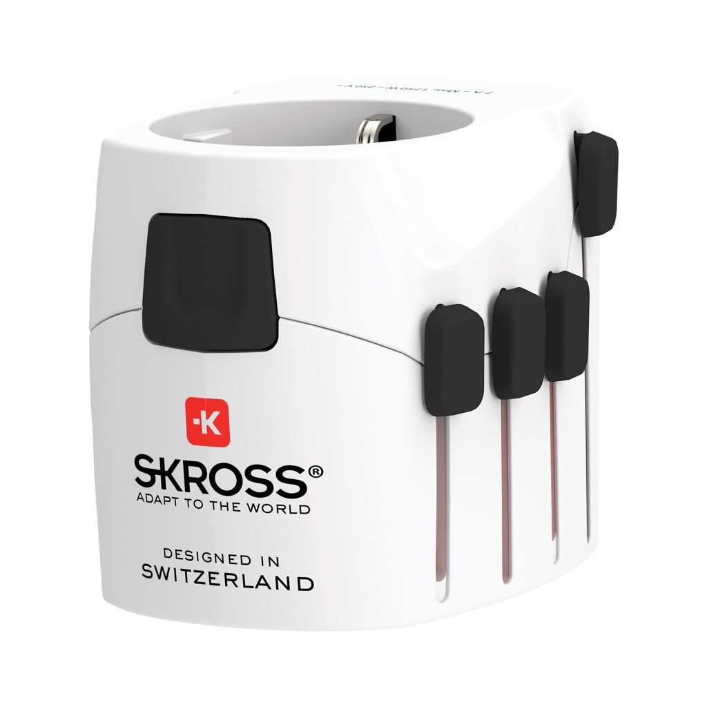 XDRB1.10314-5SKROSS Pro 3-Pole World Travel Adapter_ weiss