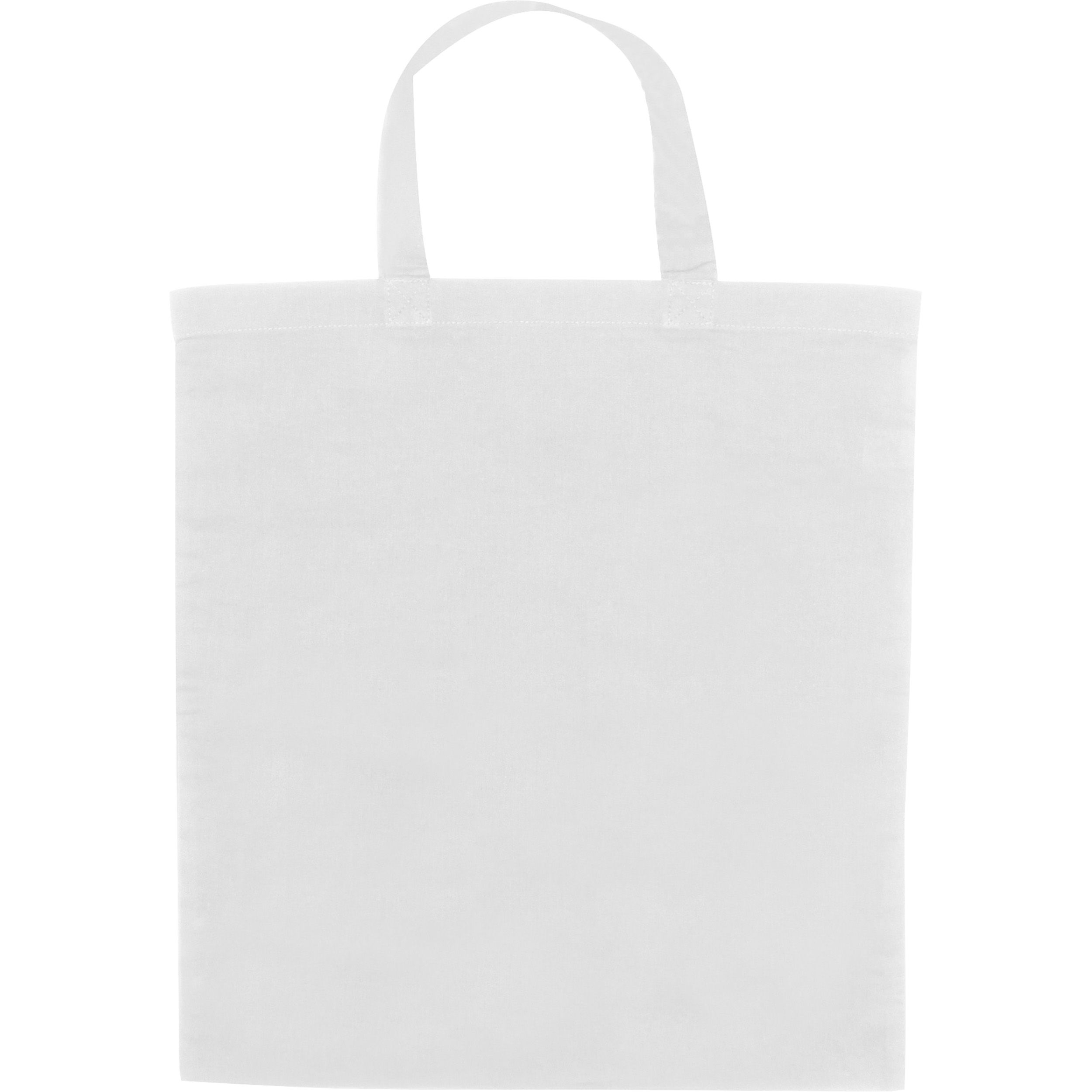 MA60680-06Baumwolltasche mit kurzen Henkeln MARSHALL_ weiss