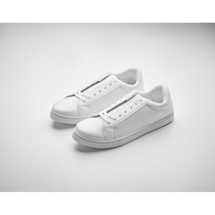 MO2041-06Blancos Sneakers aus PU Gr. 41_ weiss
