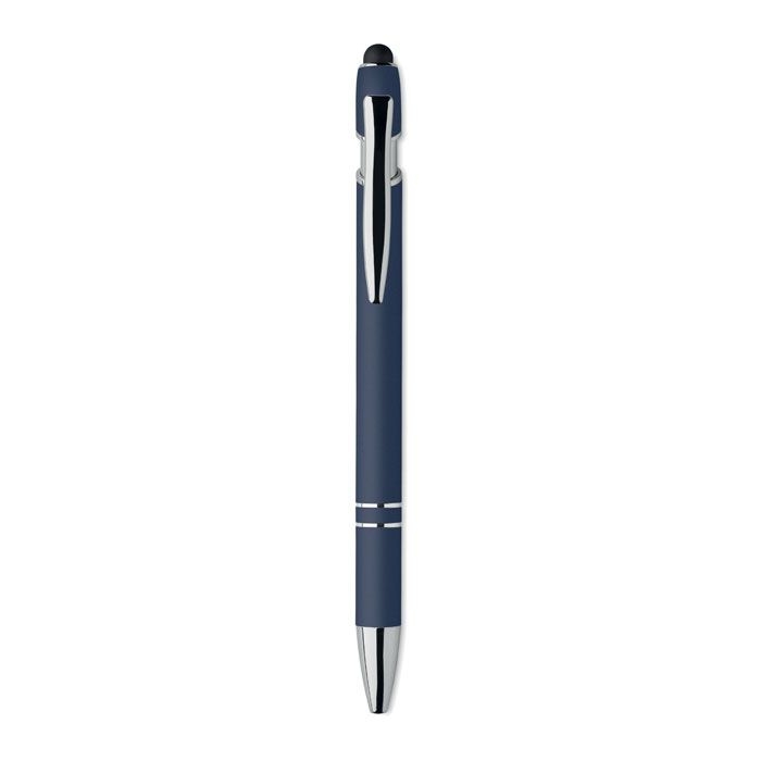 MO2798-85Siparo Druckkugelschreiber mit Stylus_ marineblau