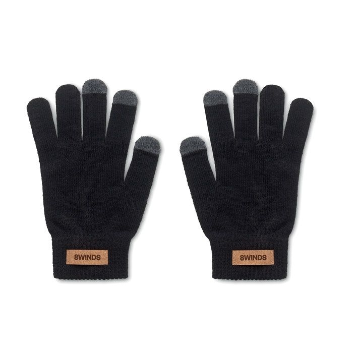 MO6955-03Dactile Touchscreen Handschuhe RPET_ schwarz