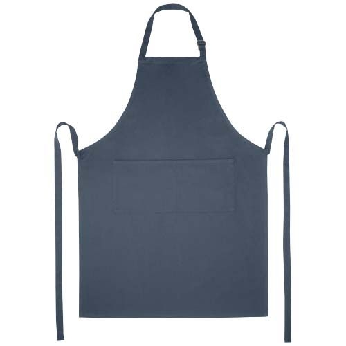 PF113334-9Andrea 240 g_m² Schuerze mit verstellbarem Nackenband_ hale blau