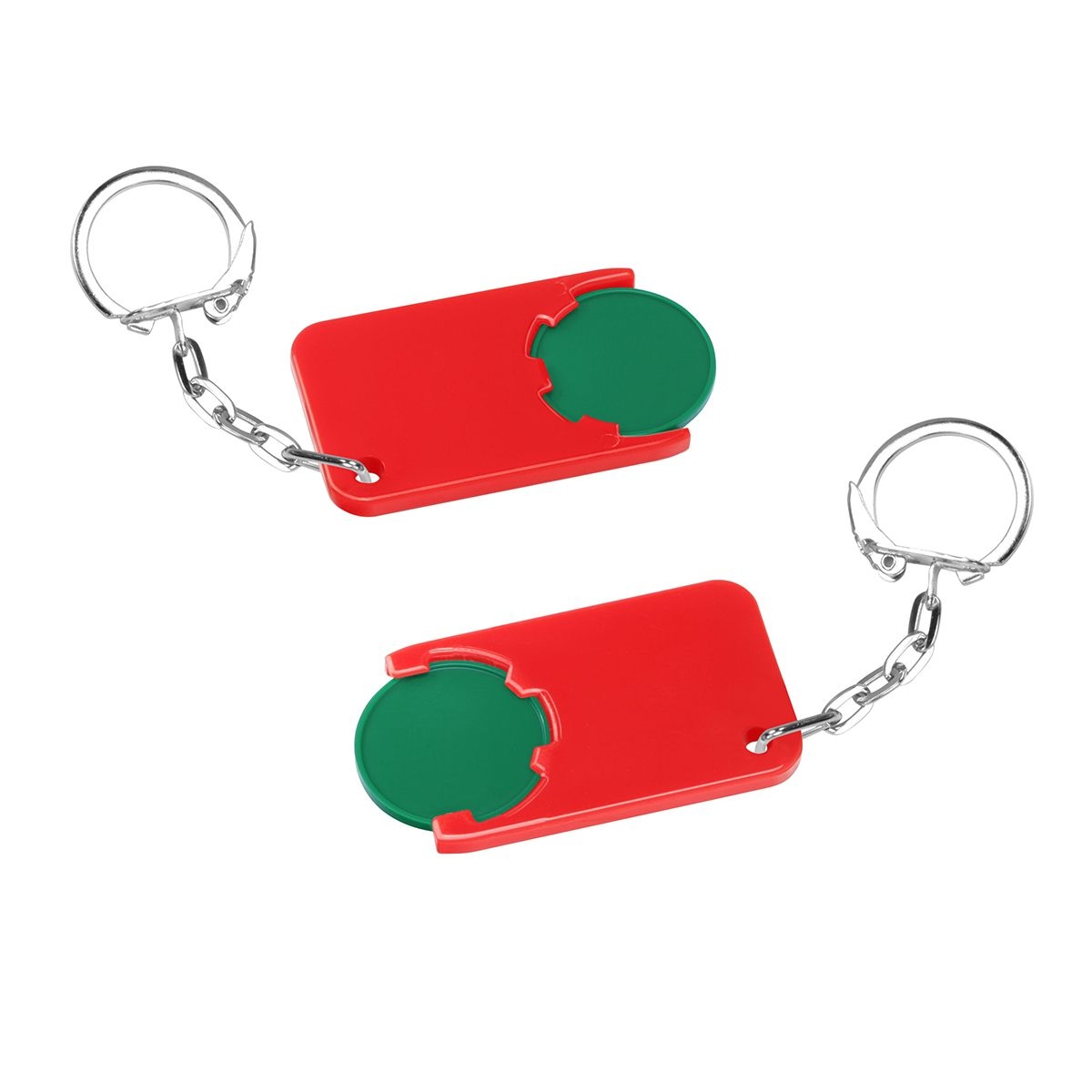 HE7454K-2-1Chiphalter mit 1€-Chip _Beta_ gruen_ rot