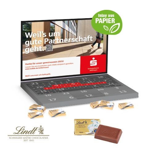 CD55336-01Adventskalender Laptop mit Lindt Schokolade_ Motiv-Vorlage