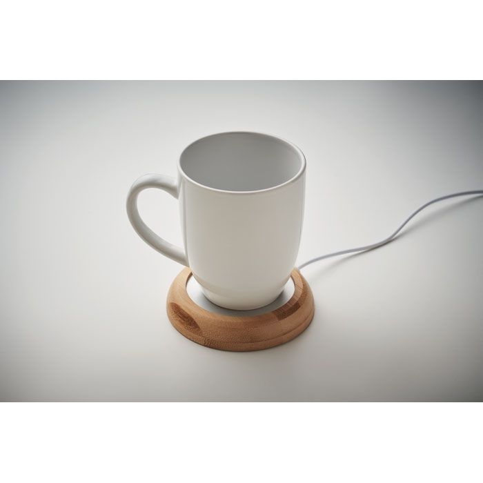 MO2592-40Muglet Tassenwaermer mit Bambus_ holz