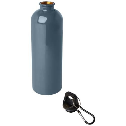 PF100861-9Oregon 750 ml RCS-zertifizierte_ einwandige Trinkflasche aus Edelstahl mit Karabinerhaken_ hale blau
