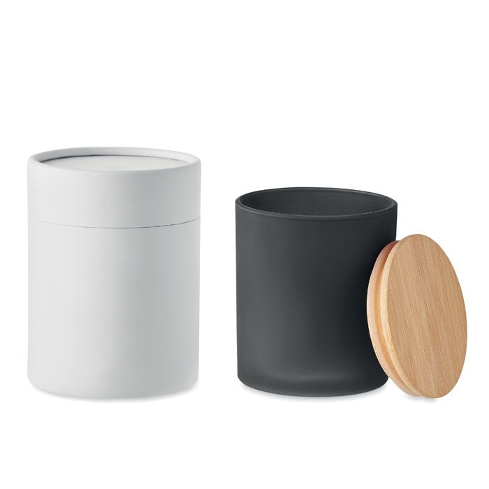 MO6621-03Keops Large Kerze im Glas 280 g_ schwarz