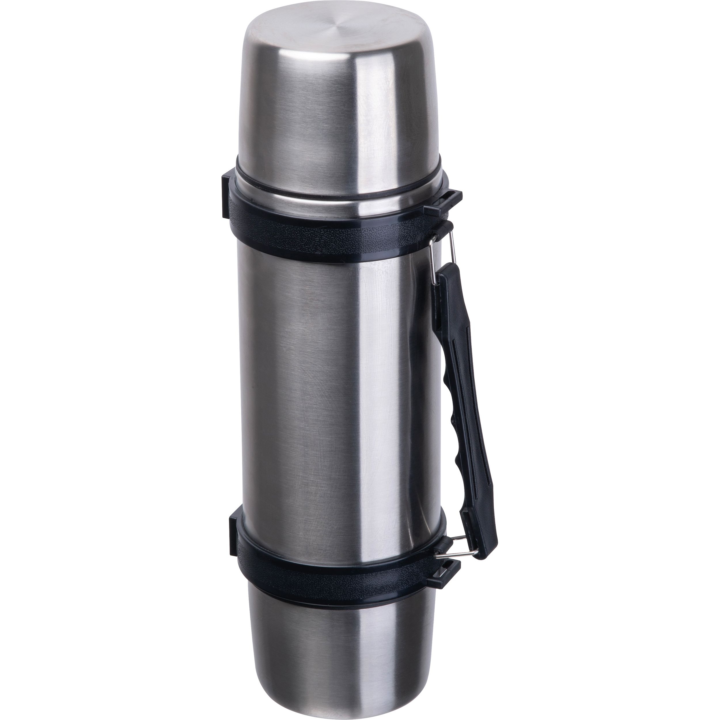 MA85453-07Vakuum Isolierkanne mit Bechern EMANUEL_ silbergrau