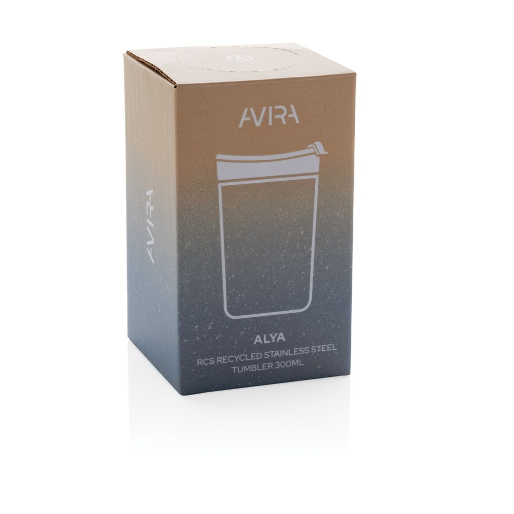 XDP438.02-3Avira Alya RCS recycelter Stainless-Steel Becher 300ml_ weiss