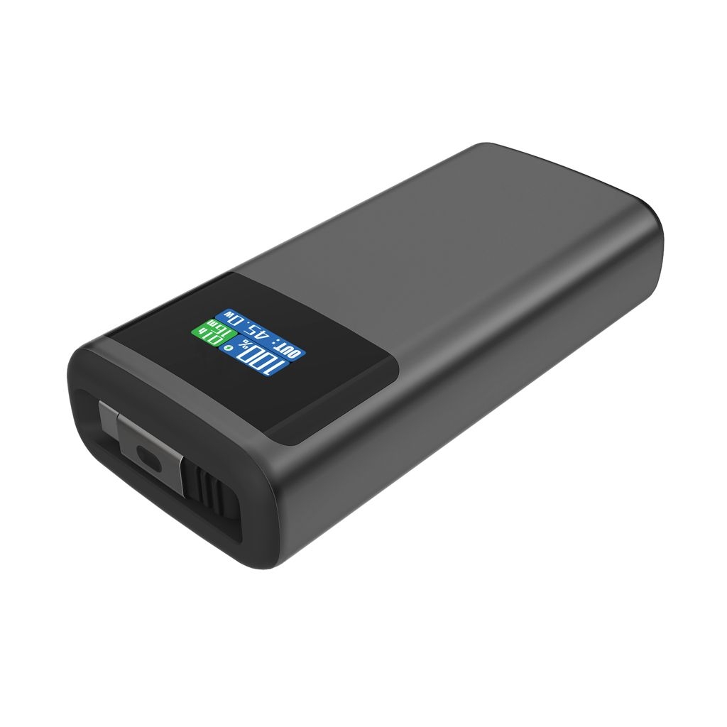 XDP322_79-02Quantum RCS Ultra-Fast 45W 10.000mAh Powerbank mit Display_ grau