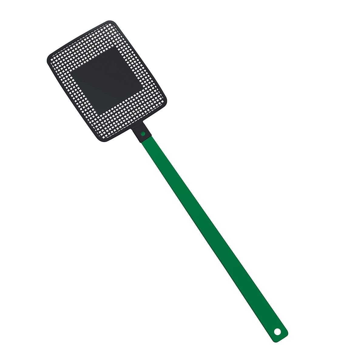 HE7806-2-6Fliegenklatsche _Rechteck_ gruen_ schwarz