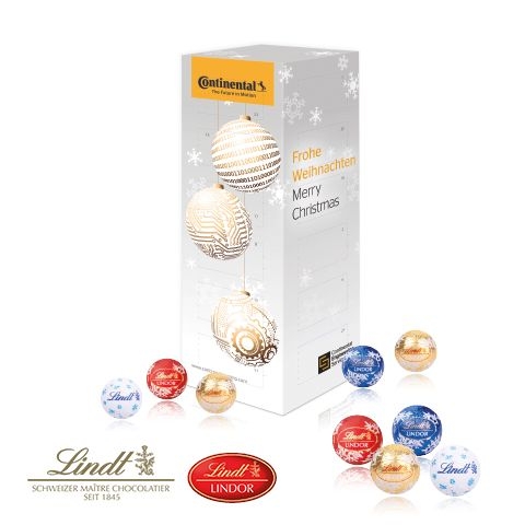 CD95358Adventskalender _Turm_ mit Lindt Schokolade