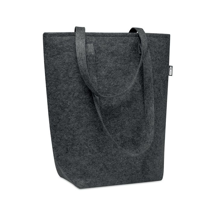 MO6185-15Taslo Shopping Tasche RPET-Filz_ steingrau