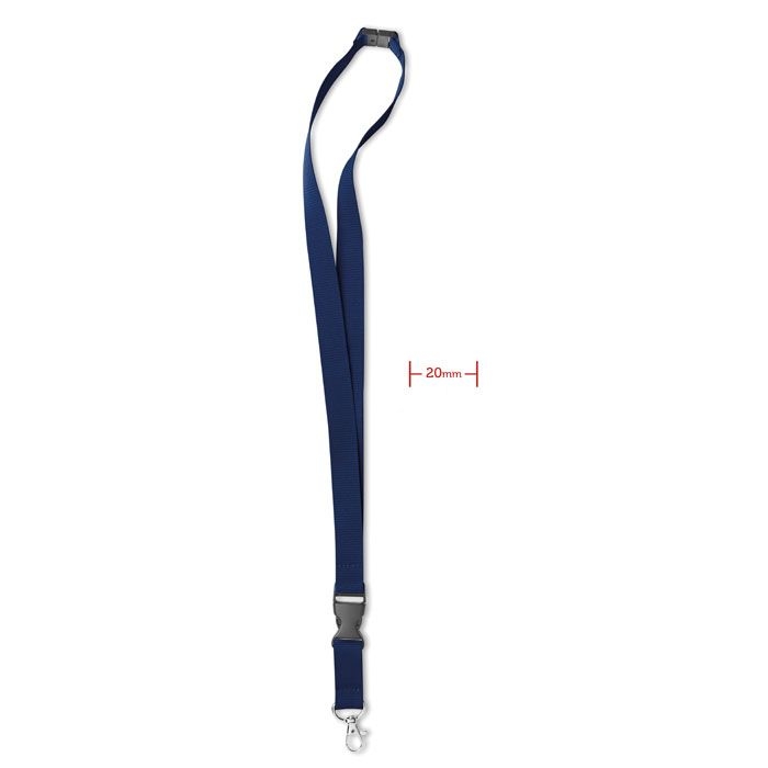 MO8595-04Lany Lanyard mit Karabiner 20mm_ blau