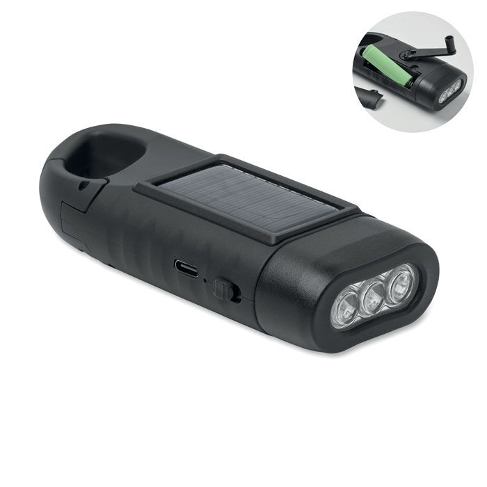 MO3149Cranch Solar-Dynamo-Taschenlampe