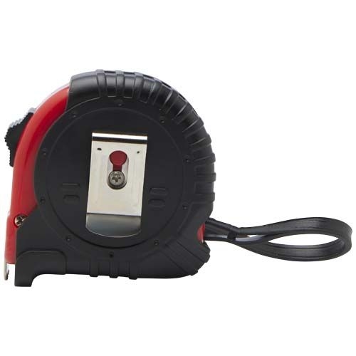 PF104586-2Score 5 Meter Massband mit Guertelclip_ rot