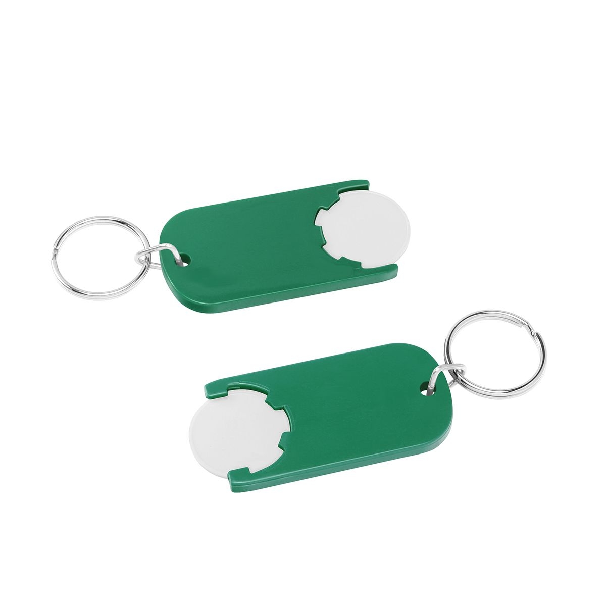 HE7439R-0-2Chiphalter mit 1€-Chip _Alpha_ weiss_ gruen