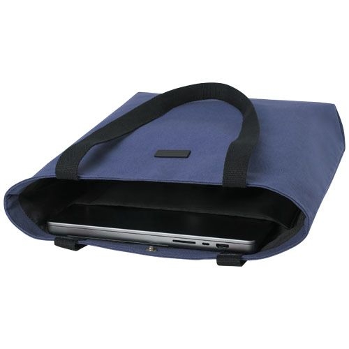 PF130042-1Joey vielseitige Tragetasche aus GRS recyceltem Canvas 14 L_ navy