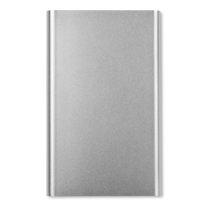 MO8735-16Powerflat Powerbank 4000 mAh_ mattsilber
