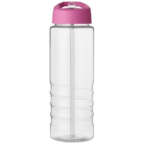 PF210877-10H2O Active® Treble 750 ml Sportflasche mit Ausgussdeckel_ transparent_rosa