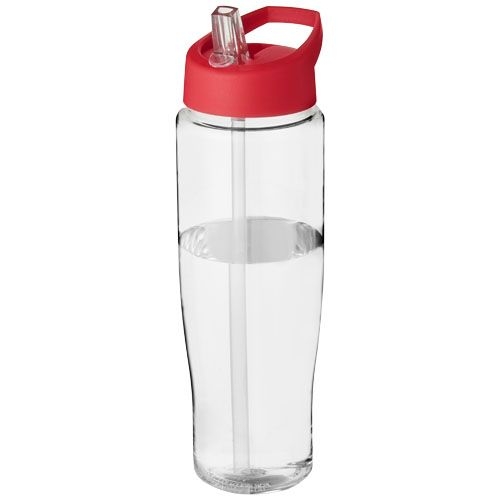 PF210044-24H2O Active® Tempo 700 ml Sportflasche mit Ausgussdeckel_ transparent_rot
